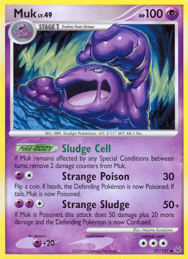 Muk - Platinum Pokemon Card