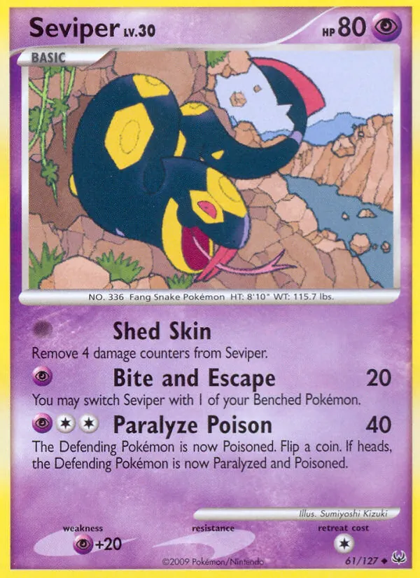 Seviper - Platinum Pokemon Card