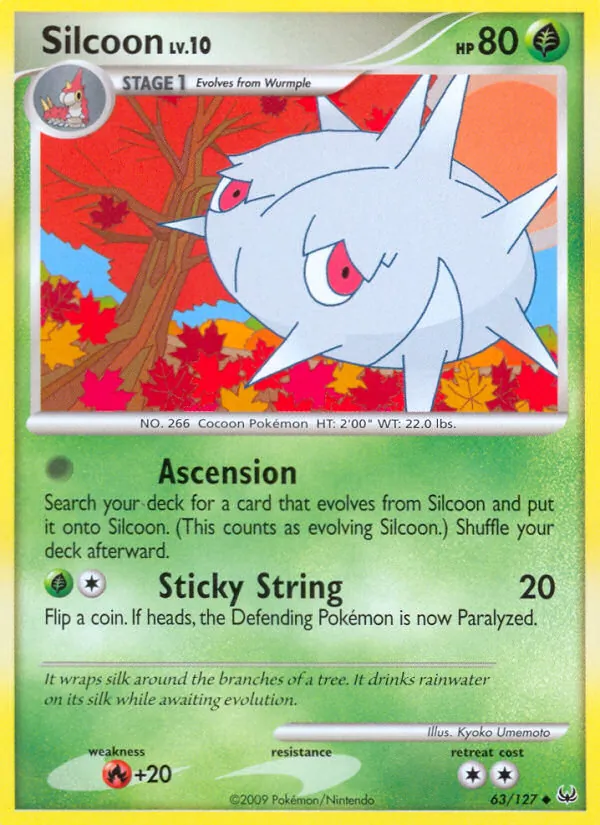 Silcoon - Platinum Pokemon Card