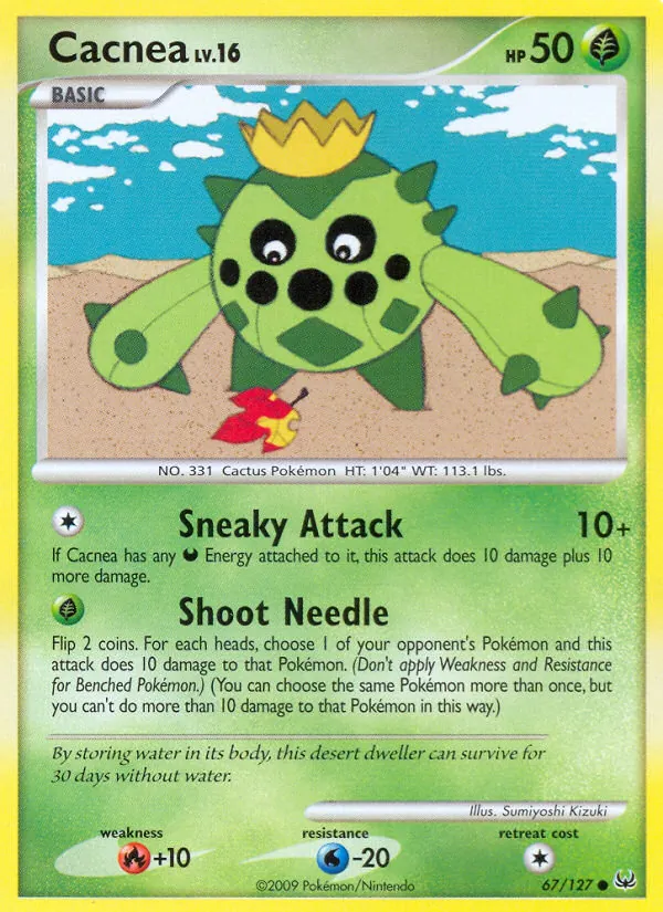 Cacnea - Platinum Pokemon Card