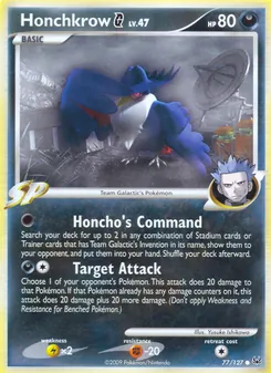 Honchkrow G - Platinum