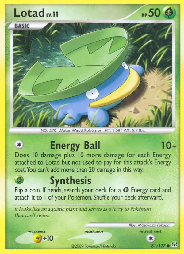 Lotad - Platinum Pokemon Card