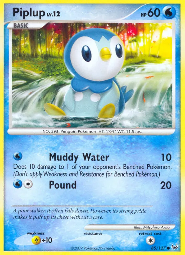 Piplup - Platinum Pokemon Card