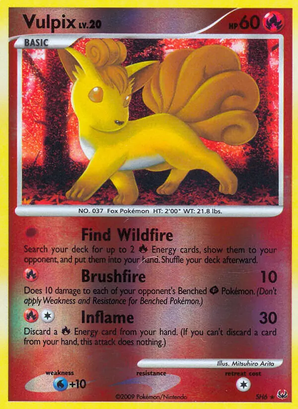 Vulpix - Platinum Pokemon Card