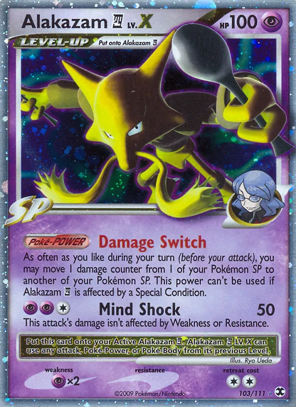 Alakazam 4 - Rising Rivals Pokemon Card