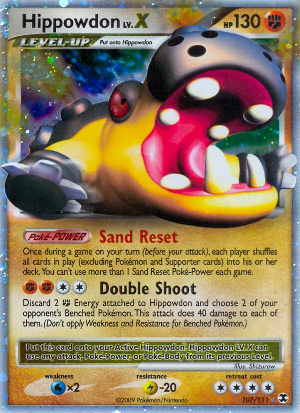 Hippowdon - Rising Rivals Pokemon Card