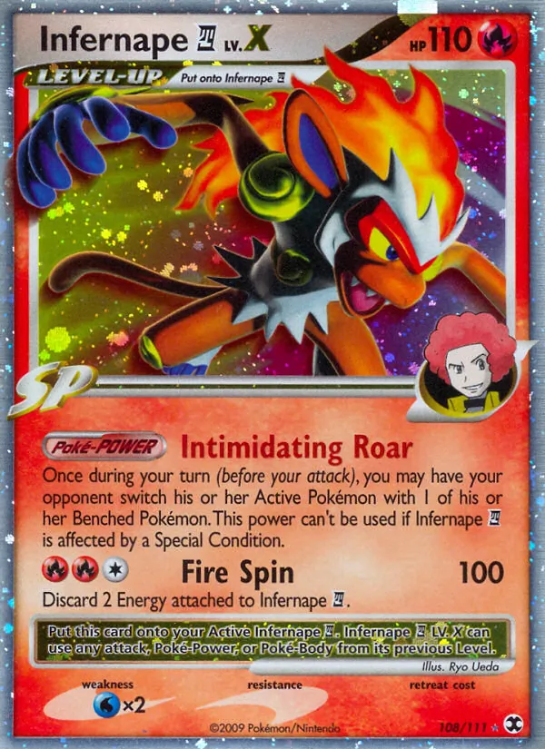Infernape 4 - Rising Rivals Pokemon Card