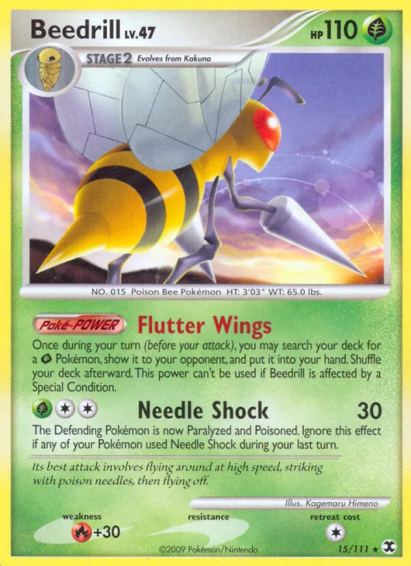 Beedrill - Rising Rivals Pokemon Card