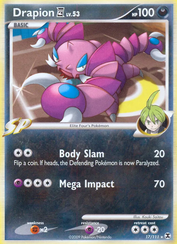 Drapion 4 - Rising Rivals Pokemon Card