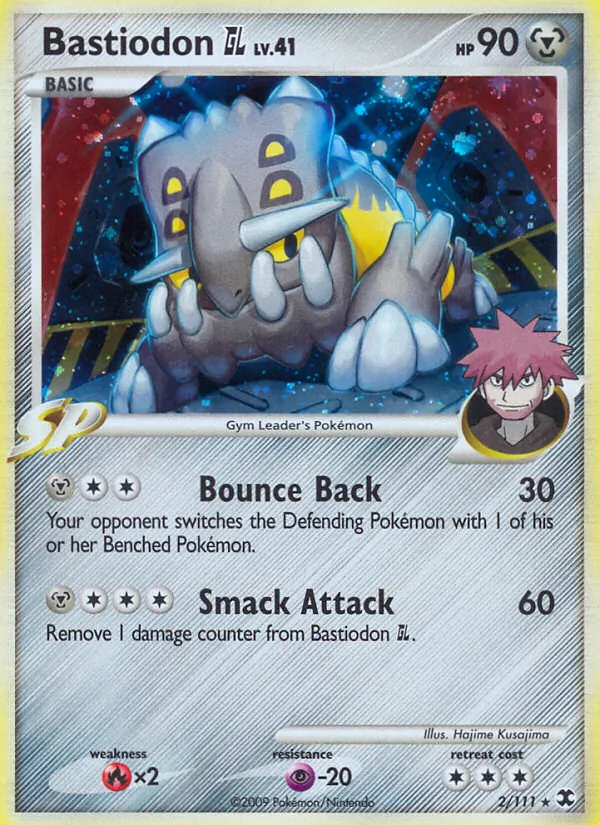 Bastiodon GL - Rising Rivals Pokemon Card