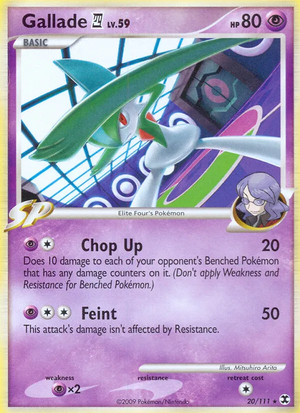 Gallade 4 - Rising Rivals Pokemon Card