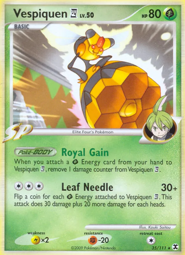Vespiquen 4 - Rising Rivals Pokemon Card