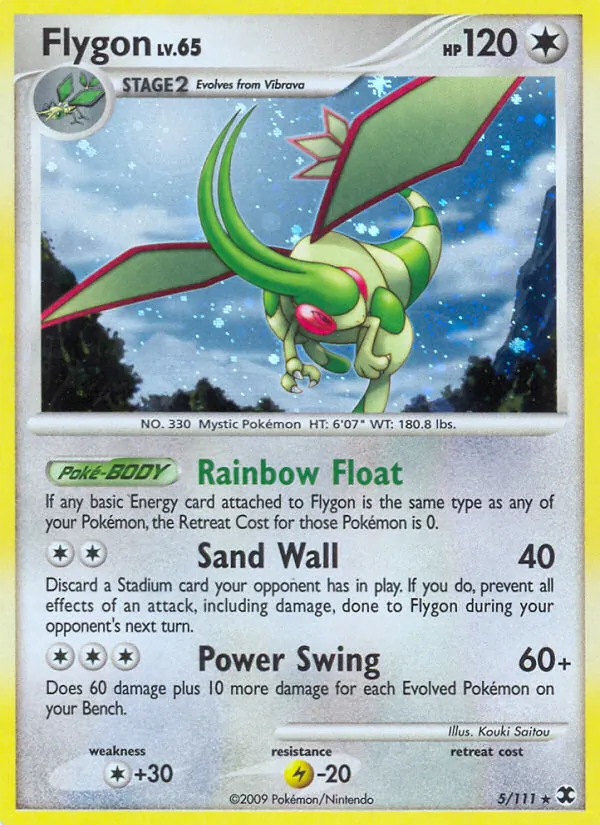 Flygon - Rising Rivals Pokemon Card
