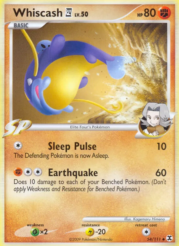 Whiscash 4 - Rising Rivals Pokemon Card