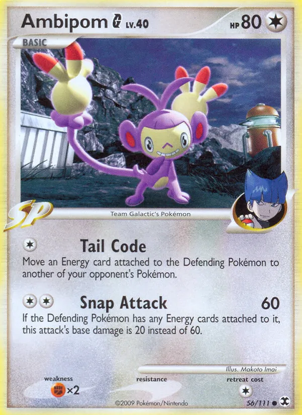Ambipom G - Rising Rivals Pokemon Card