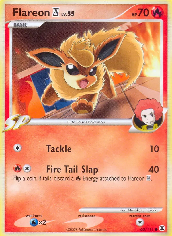 Flareon 4 - Rising Rivals Pokemon Card