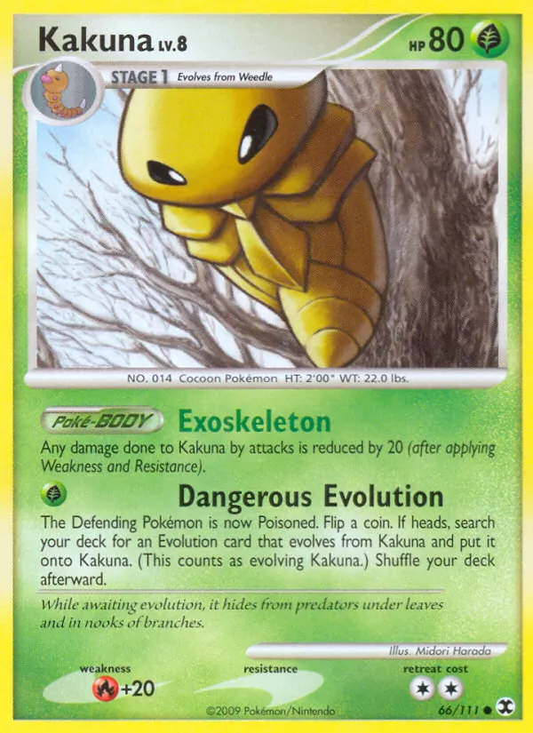 Kakuna - Rising Rivals Pokemon Card
