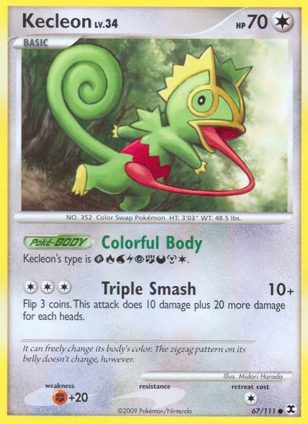 Kecleon - Rising Rivals Pokemon Card