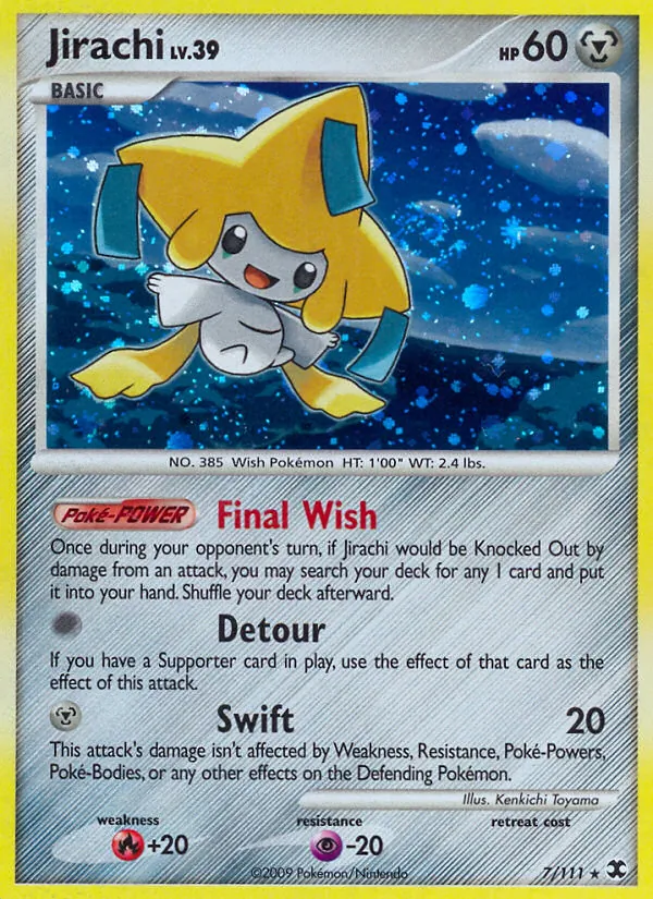 Jirachi - Rising Rivals Pokemon Card