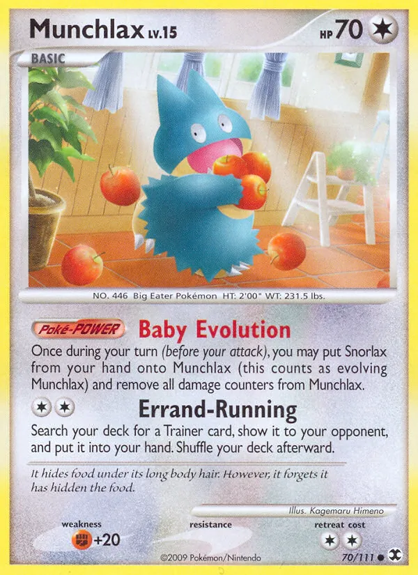 Munchlax - Rising Rivals Pokemon Card