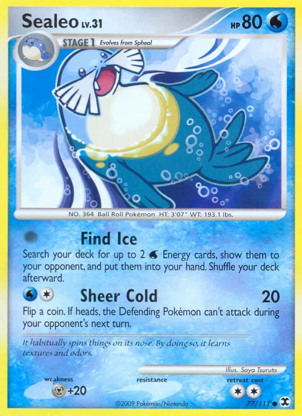 Sealeo - Rising Rivals Pokemon Card