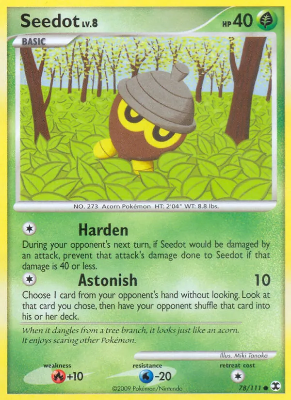 Seedot - Rising Rivals Pokemon Card