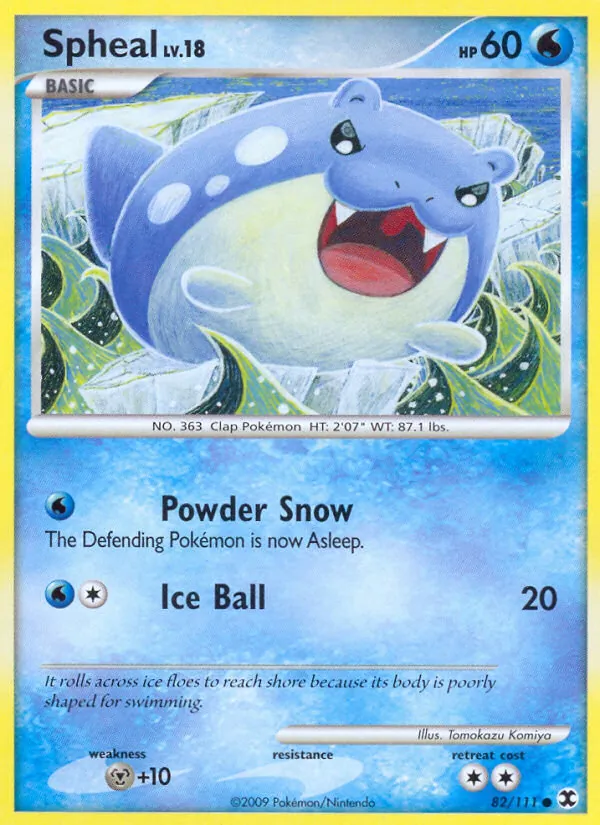 Spheal - Rising Rivals Pokemon Card