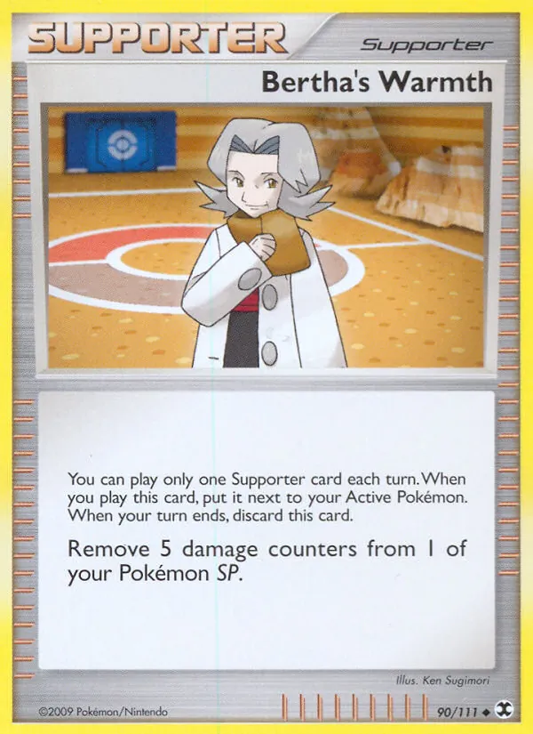 Bertha's Warmth - Rising Rivals Pokemon Card