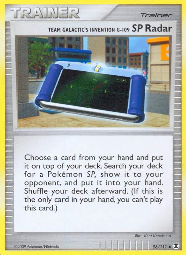 Team Galactic's Invention G-109 SP Radar - Rising Rivals Pokemon Card