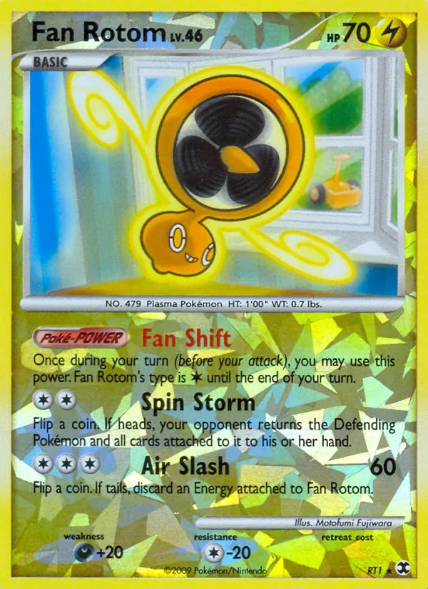 Fan Rotom - Rising Rivals Pokemon Card