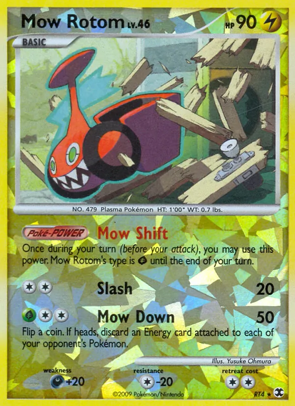 Mow Rotom - Rising Rivals Pokemon Card