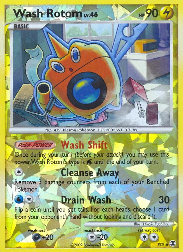 Wash Rotom - Rising Rivals Pokemon Card