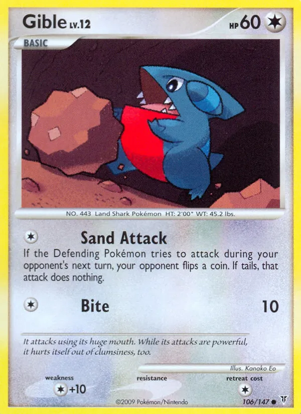 Gible - Supreme Victors Pokemon Card