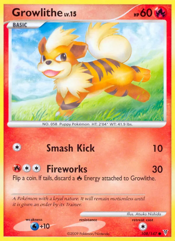 Growlithe - Supreme Victors Pokemon Card