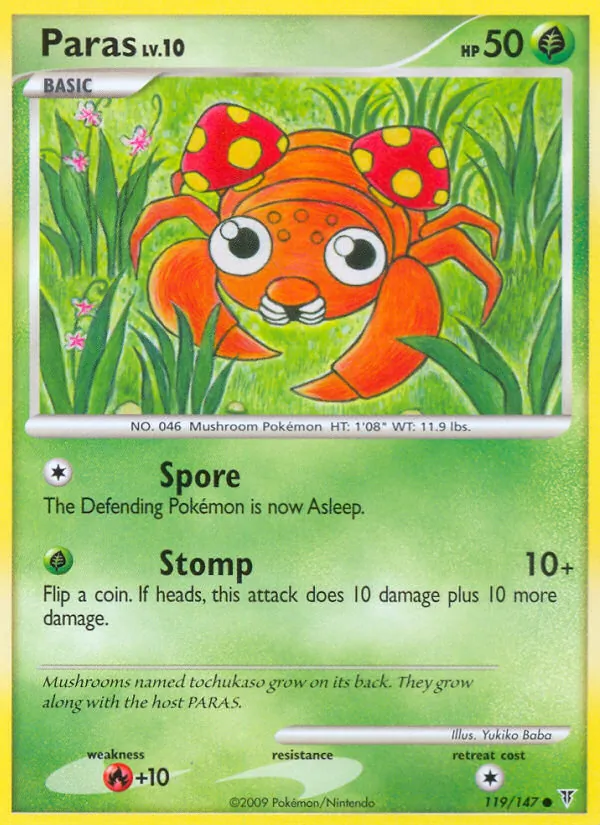 Paras - Supreme Victors Pokemon Card