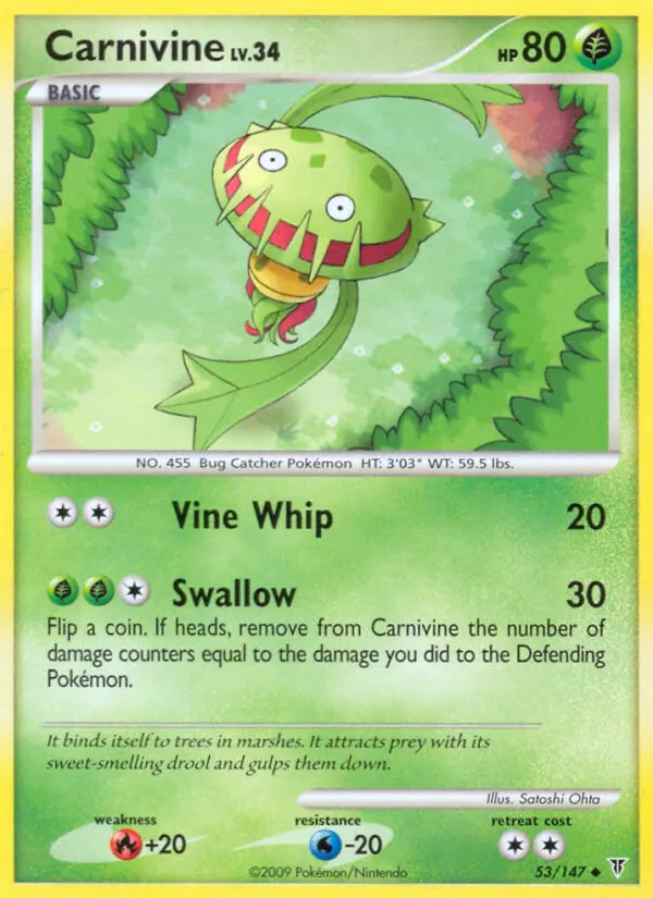 Carnivine - Supreme Victors Pokemon Card