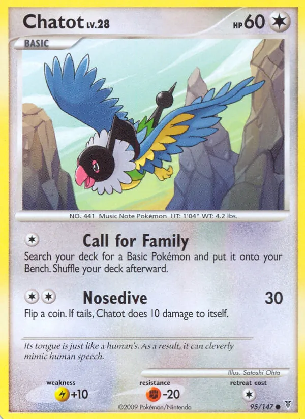 Chatot - Supreme Victors Pokemon Card
