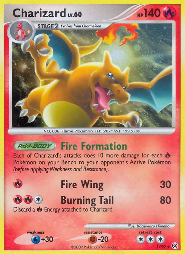 Charizard - Arceus Pokemon Card