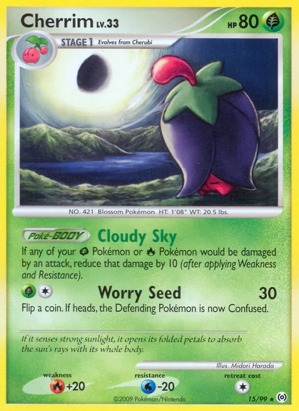Cherrim - Arceus Pokemon Card