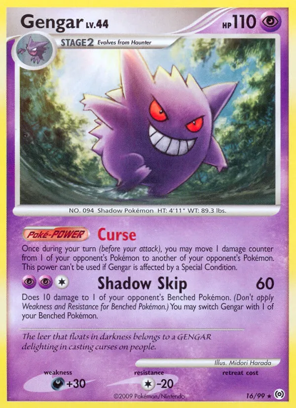 Gengar - Arceus Pokemon Card