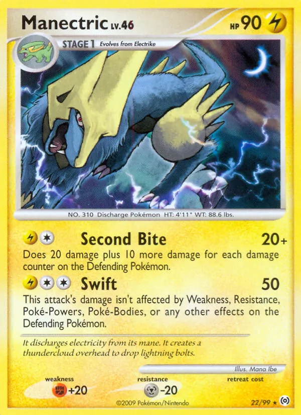 Manectric - Arceus Pokemon Card