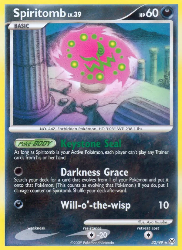 Spiritomb - Arceus Pokemon Card
