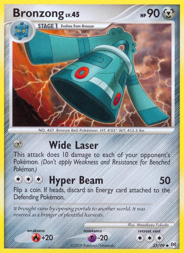 Bronzong - Arceus Pokemon Card