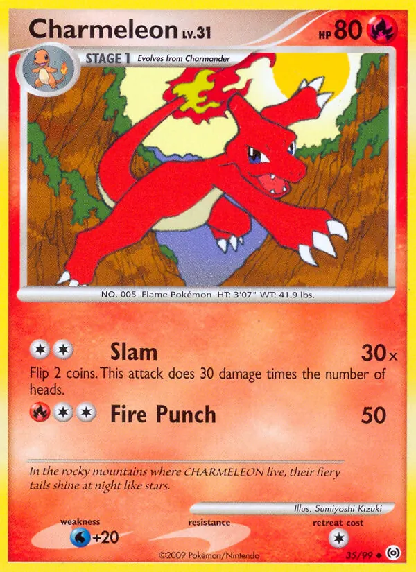 Charmeleon - Arceus Pokemon Card