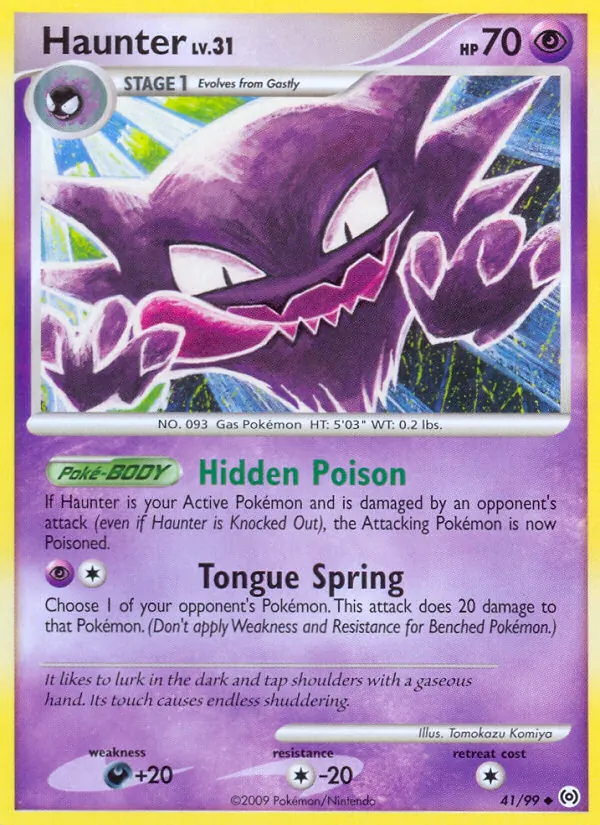 Haunter - Arceus Pokemon Card