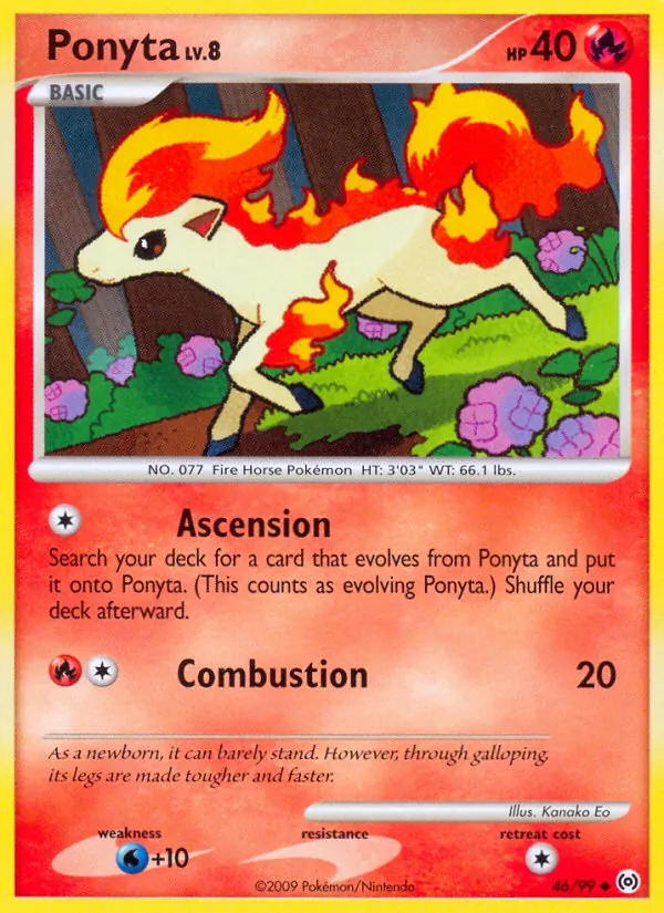 Ponyta - Arceus Pokemon Card