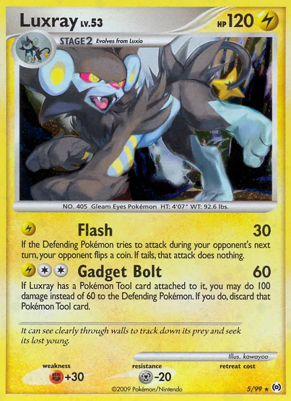Luxray - Arceus Pokemon Card