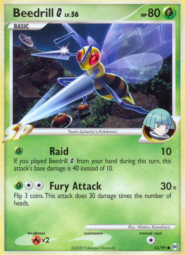 Beedrill - Arceus Pokemon Card