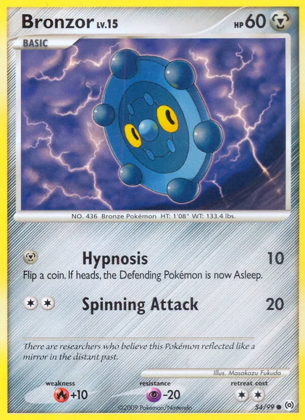 Bronzor - Arceus Pokemon Card