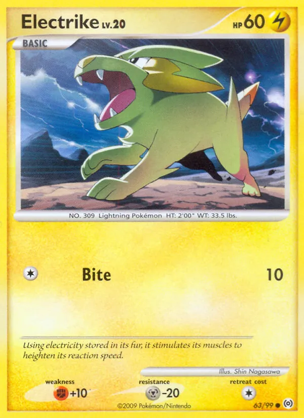 Electrike - Arceus Pokemon Card